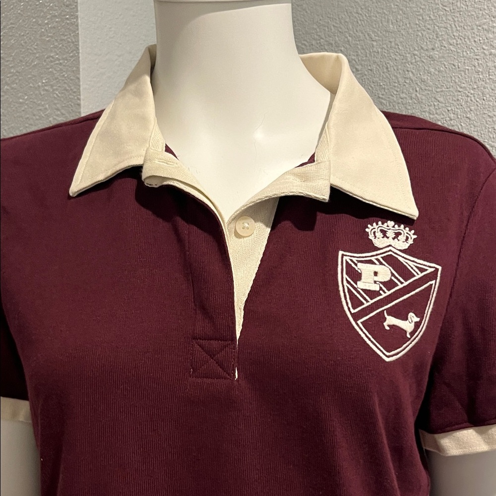 Women's Burgundy Polo Dress Victoria’s Secret perfect for summer